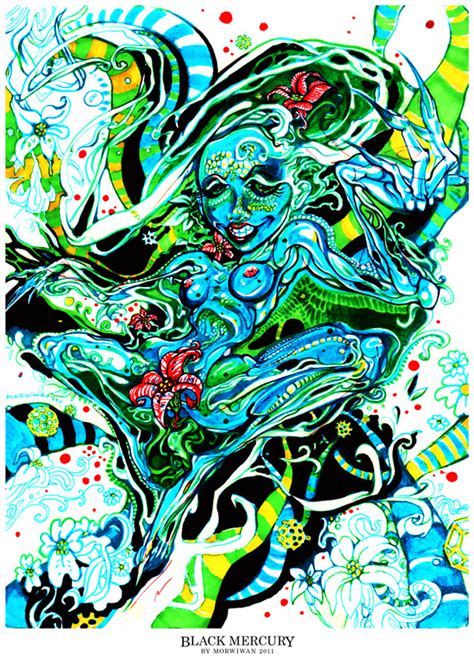 Traditional Psychedelic Drawings By Limbic Splitter