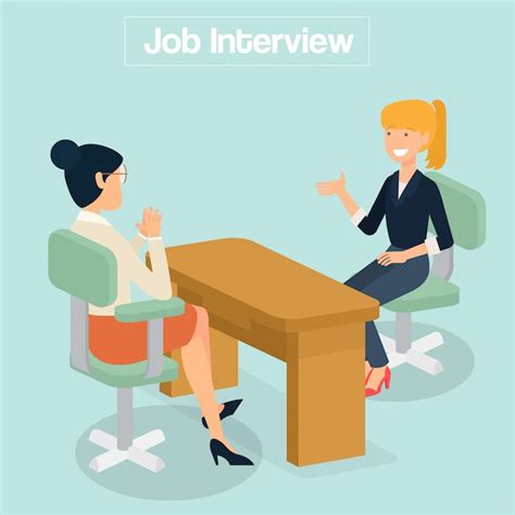Job Interview Concept Illustration Stock Vector Illus