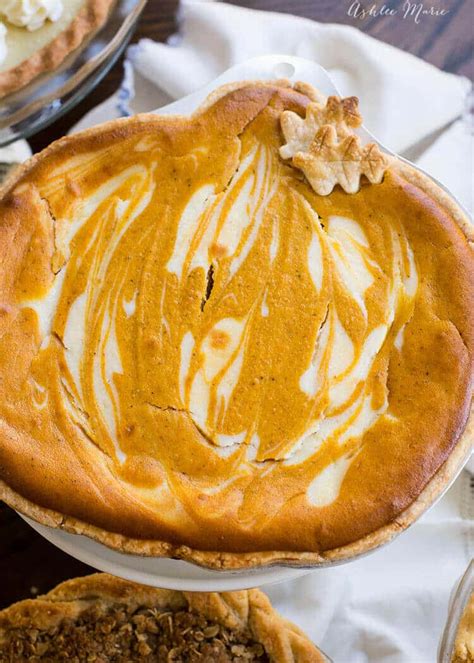 Cream Cheese Pumpkin Pie Recipe Ashlee Marie Real Fun With Real Food