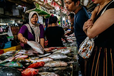 Kedonganan Fish Market In Jimbaran Bali Stock Photo Download Image