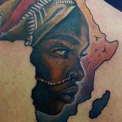 20 Powerful Africa Tattoos Africa Tattoos African Tattoo African