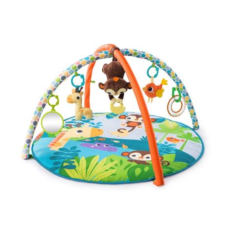 Bright Starts Monkey Business Musical Activity Gym And Play Mat Ages