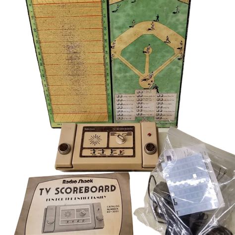 Vintage Radio Shack Tv Scoreboard Model 60 3051 Functional