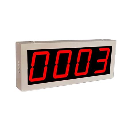 Simenens Grey Metal Tcp Ip Based Digital Clock 230 Vac Sizedimension