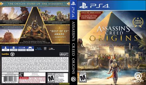 Assassins Creed Origins 2017 Ps4 Cover Dvdcovercom
