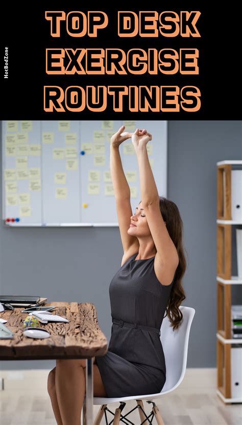 Top Desk Exercises Routines Desk Workout Arm Workout Workout Routine
