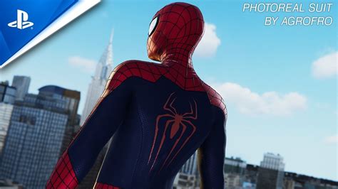 NEW PHOTOREAL Amazing Spider Man 2 Suit By AgroFro Spider Man PC MODS