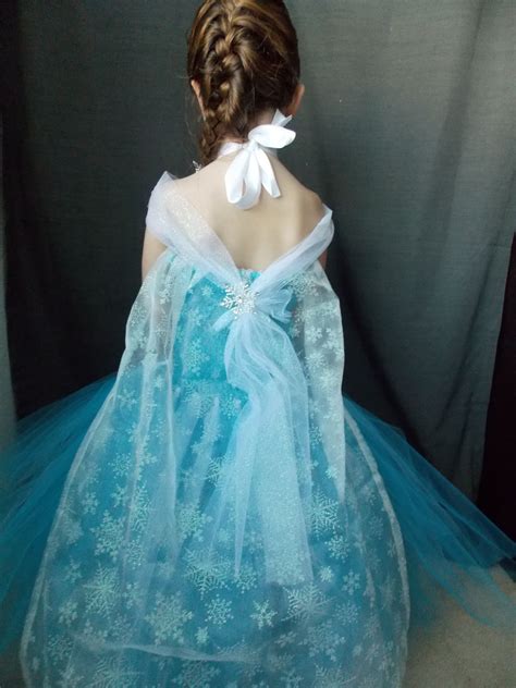 Queen Elsa Frozen Inspired Tutu Dress Crochet Top Frozen Elsa