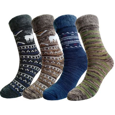 Custom knit socks at customsockss.com. Custom Long Unisex Winter Womens Winter Knit Casual Thick ...