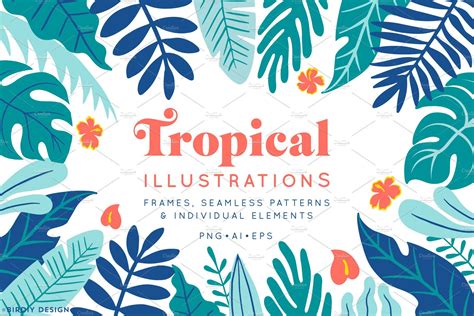 Tropical Illustrations Tropical Illustration Illustration