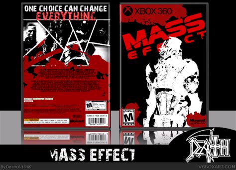 Mass Effect Xbox 360 Box Art Cover By Death