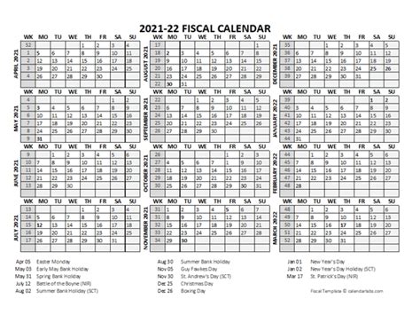 School Calendars 202122 Uk Free Printable Pdf Templates Fiscal
