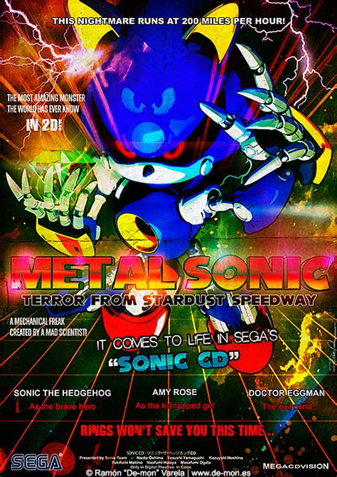 Sonic Cd Metal Sonic By De Monvarela On Deviantart