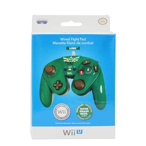 New Wii Genuine Link Wired Battle Pad Classic Controller Pdp Wii U
