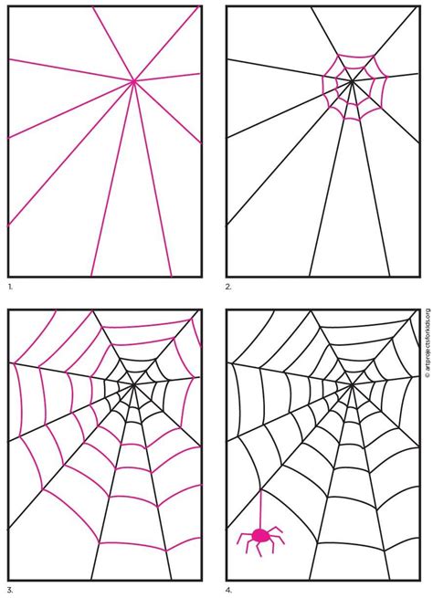 Halloween Kunst Halloween Drawings Halloween Crafts Spider Web Craft