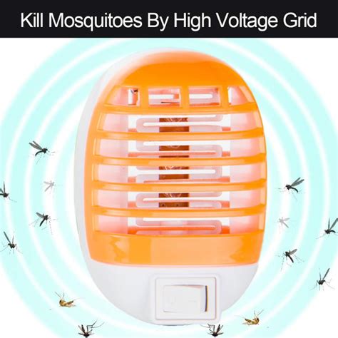 Fysho Plug In Bug Zapper Electronic Mosquito Killer Lamp Led Uv Light