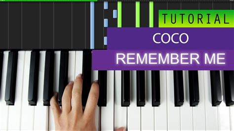 Coco Remember Me Lullaby Piano Tutorial Chords Youtube