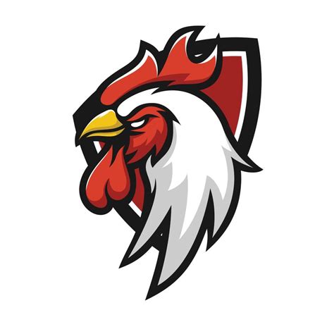Rooster Mascot Logo 16401160 Vector Art At Vecteezy