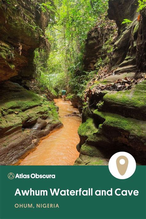 Atals Obscura A Brown Stream Rushes Down Towards A Tour Guide And
