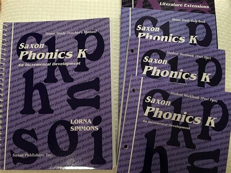 Phonics K Homeschool Kit Simmons Lorna Books