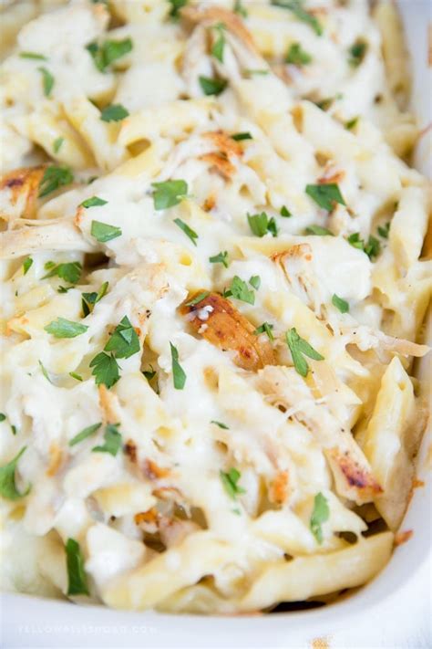 Cook and stir for 3 minutes or until thickened. Chicken Alfredo Baked Ziti Recipe with Traditional or ...