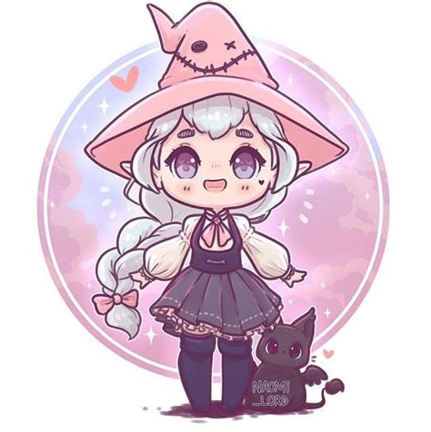 Cute Witch Girl Desenhos Kawaii Kawaii Desenhos Fofos