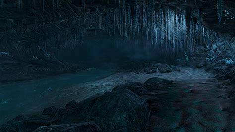 Wallpaper Forest Video Games Night Ice Moonlight Cave Formation