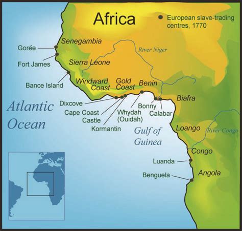 Whydah Africa Map Abolishing The Slave Trade Scotland Africa And