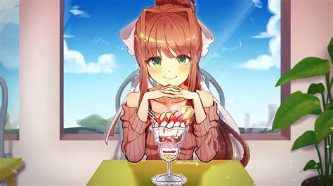 A Summer Date With Monika Onyang On Pixiv Rddlc