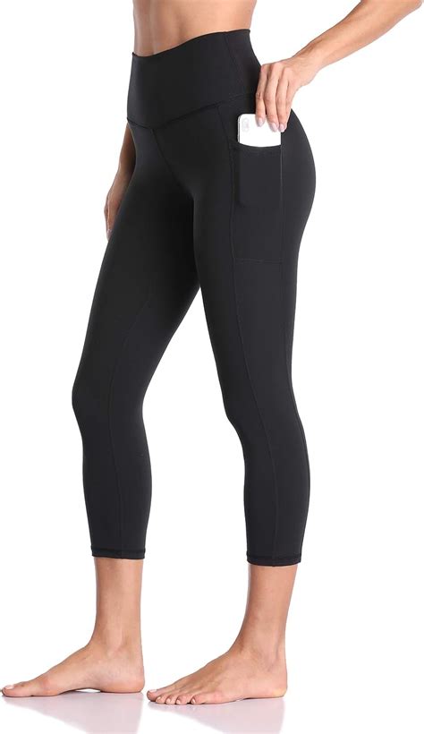 Colorfulkoala Womens High Waisted Capri Leggings With Pockets 21 Inseam Workout