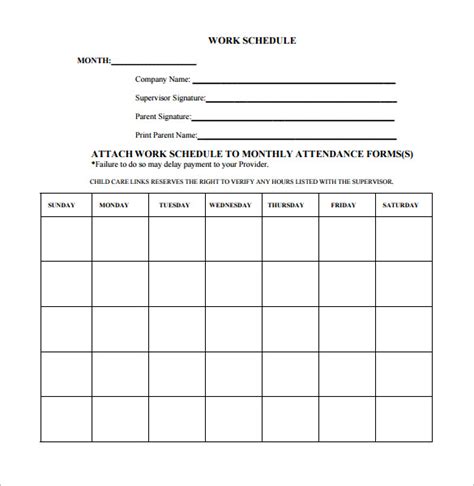 For the average manager or supervisor, micrsoft excel can seem a little foreign. Free Work Schedule Templates - Weekly, Monthly, Daily ...