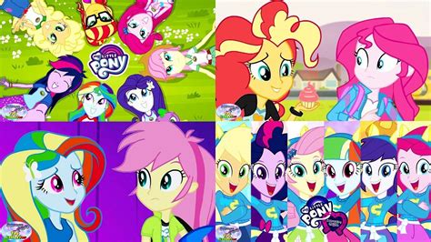 My Little Pony Color Swap Transforms Equestria Girls Compilation