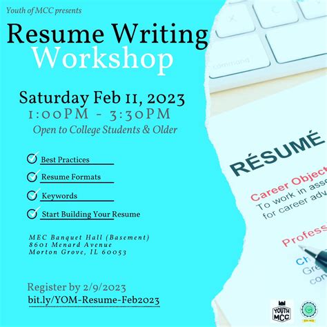 Resume Writing Workshop Muslim Community Center
