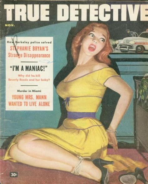 True Detective November 1955 Pulp Fiction Book Pulp Novel Pulp Magazine Magazine Covers