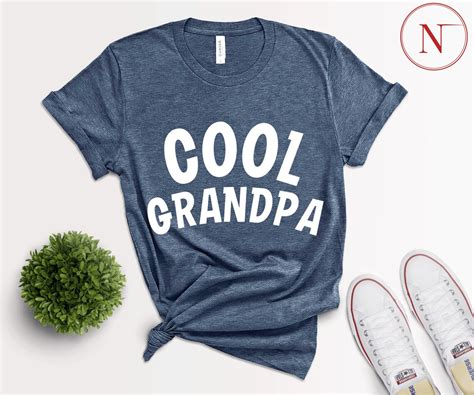 Cool Grandpa T Shirt Funny Grandpa Shirt Fathers Day Etsy