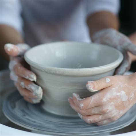 Hands Making Pottery Stock Image Image Of Creativity 93283415