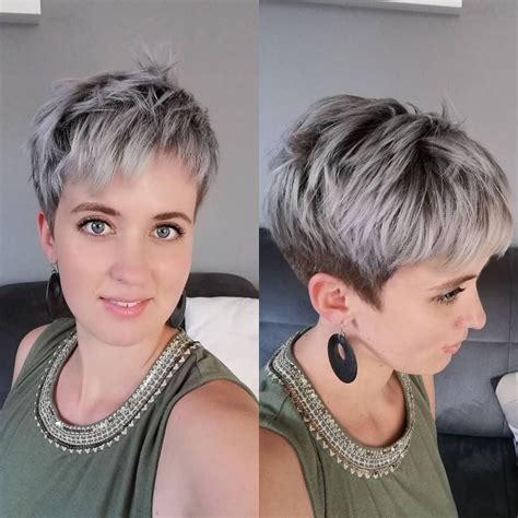 Short Haircuts For Gray Hair 2021 Best Gray Hair Color Ideas For