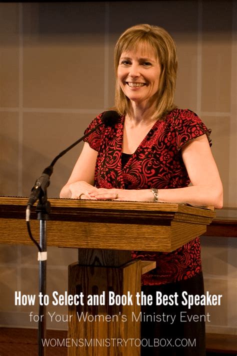 How To Select And Book The Best Speaker For Your Womens Ministry Event Womens Ministry