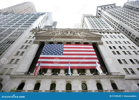 Usa New York Wallstreet Stock Exchange Editorial Stock Image Image