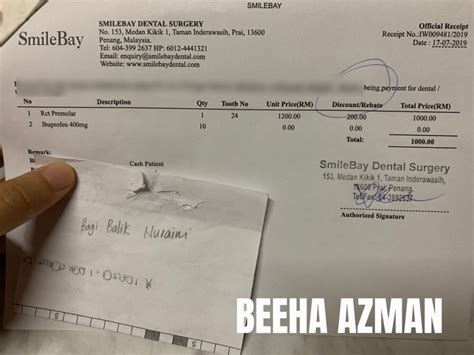 Apakah anda pernah mengalami sakit gigi yang tidak tertahankan? Root Canal Treatment (Rawatan Akar Gigi) Part I - Beeha Azman