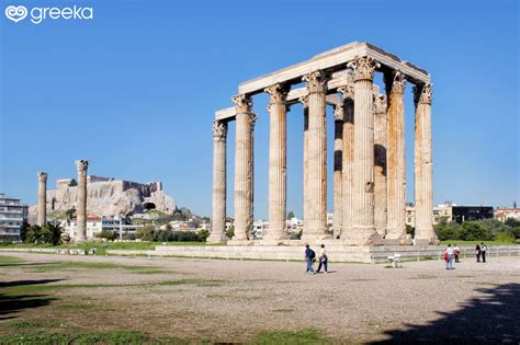 Olympian Zeus Temple In Athens Greece Greeka
