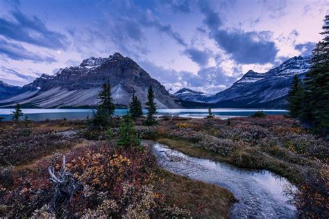 Alberta Banff National Park Bow Lake Wallpaper Nature And Landscape