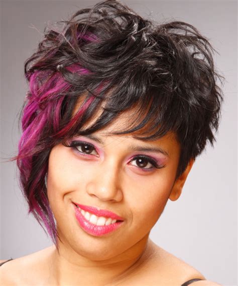 It's a popular protective style among the naturalistas. Short Wavy Alternative Hairstyle - Black Hair Color with ...