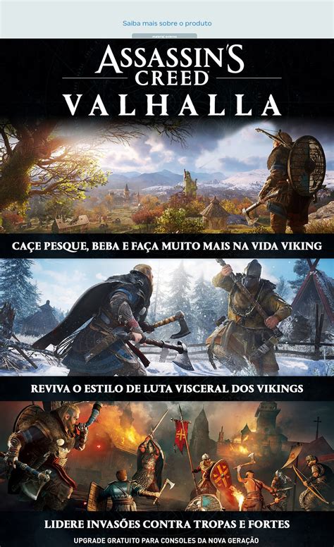 Assassins Creed Valhalla para PS4 Ubisoft Edição Limitada Jogos de