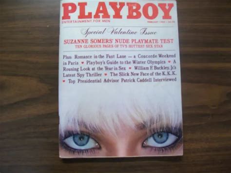 February Playboy Suzanne Somers Playmate Test Sandy Cagle Year In Sex Picclick