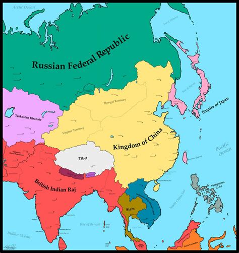 Ww1 Asia Map