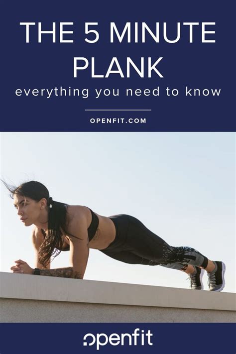 The Five Minute Plank Progression Everything You Need To Know Fitness Tips Health And