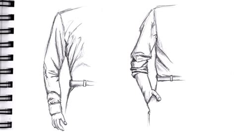 How To Draw Shirt Sleeves Step By Step Pencil Drawing Tutorial Guided