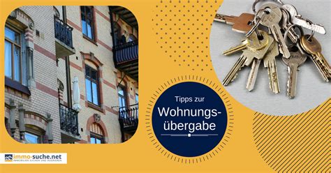 Bei beendigung eines mietverhältnisses sollten vermieter und mieter persönlich anwesend sein, um eine übergabe zu organisieren und dazu ein übergabeprotokoll zu erstellen. Wohnungsübergabe - Immo-Suche.net