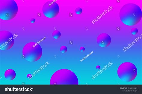 Purple Bubble Gradient Colour Background Stock Illustration 2194551889